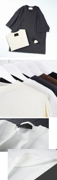 WAVLATII Oversized Summer T shirts for Women Men Brown Casual Female Korean Streetwear Tees Unisex Basic Solid Young Cool Tops Quick Pick Grocers