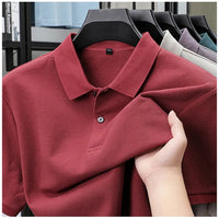 Men's 100% Cotton Polo Shirt - Summer Casual Breathable Tee,19 Colors,Ideal for Golf and Sports,Business Casual,Silk-Like Finish Quick Pick Grocers