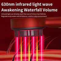 3 Modes Electric Vibration Massage Comb Red Light Therapy Hair Growth Massage Scalp Brush Oil Liquid Applicator Head Massager Quick Pick Grocers