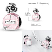 2025 Hot Sale Charms Bead 925 Sterling Silver Pink Butterfly Luminous Firefly Dangle Fit Bangle Bracelet Necklace DIY Jewelry Econic Blanks