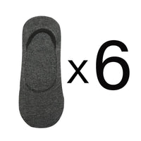 6 Pairs/Lot Men's Bamboo Breathable Invisible Socks Low Cut Casual Cotton Boat Non-Slip No Show High Quality Sock Quick Pick Grocers