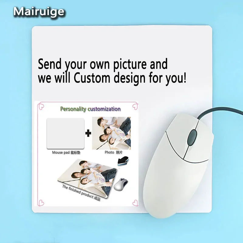 Mairuige Mouse Pad DIY Send Your Own Picture Rectangular And Round Mousepad Customize Your Own Mousepad Gamer Send Your Image As Quick Pick Grocers
