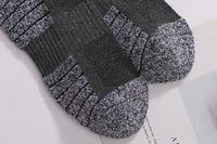 6 pairs Outdoor sports socks Thickened towel bottomed hiking socks Sweat-absorbing short tube sports running socks Men Socks Quick Pick Grocers
