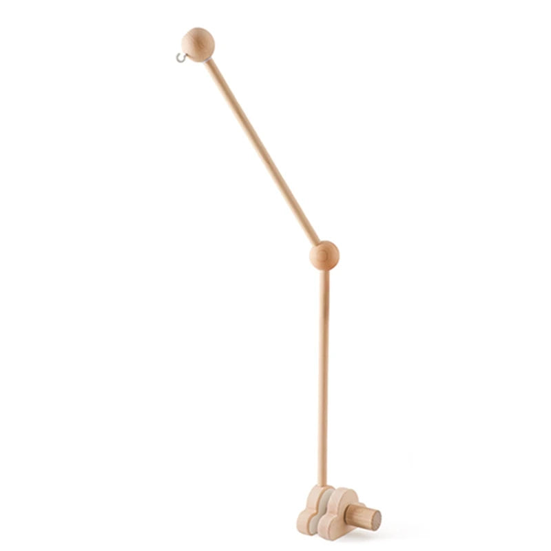 Baby Wooden Bedbell Bracket 0-12 Months Bed Bell Bracket Wooden Mobile Newborn Crochet Bed Bell Hanging Toys Newbaby Rattle Toys Purest Peak