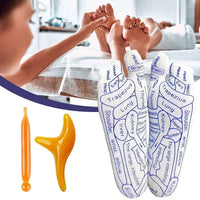 Physiotherapy Foot Care Massage Relieve Tired Feet Sock Acupressure Foot Massager Reflexology Socks Foot Acupoint Massage Tool Quick Pick Grocers