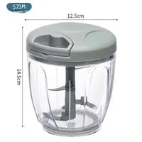 Home Kitchen Manual Ginger Grinder Garlic Mud Splasher Multifunctional Vegetable Cutter Handheld Meat Grinder Modern Minimalist Econic Blanks