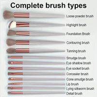 Makeup Brush Set Soft Fluffy Professiona Cosmetic Foundation Powder Eyeshadow Kabuki Blending Make Up Brush Beauty Tool Makeup Econic Blanks