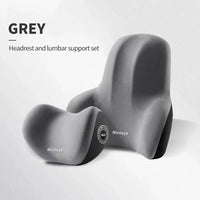 Memory Foam Car Neck Cushion Car Lumbar Support For Car Supplies Universal Neck Pillow Waist Cushion Car Seat Car Accessories Econic Blanks