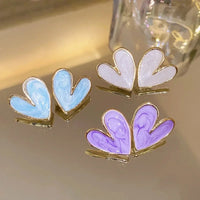 New Fashion love Heart Pearl Earrings for Women Sweet Elegant Temperament Drop Earring Trend Jewelry Accessories Econic Blanks