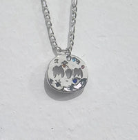Mother's Day MAMA Necklace Gift Irregular Circular Guardian Pendant Necklace New Fashion Stainless Steel Necklace Accessory Gift Quick Pick Grocers