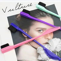 Baby Care Hair Edge Brush Comb Double Sided 3 in 1 Edge Control Brush for Baby Hair Salon Hair Care Comb Brushes Beauty Tools Purest Peak