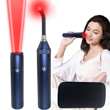 Portable Red Light Infrared Therapy Device Sore Canker Lip Therapy Handheld Removable Oral Physiotherapy Wand Health Pain Relief Quick Pick Grocers