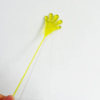 5-20 Pcs Kids Funny Glitter Sticky Hands toy Palm Elastic Sticky Squishy Slap Palm Toy kids Novelty Gift Party Favors supplies Quick Pick Grocers
