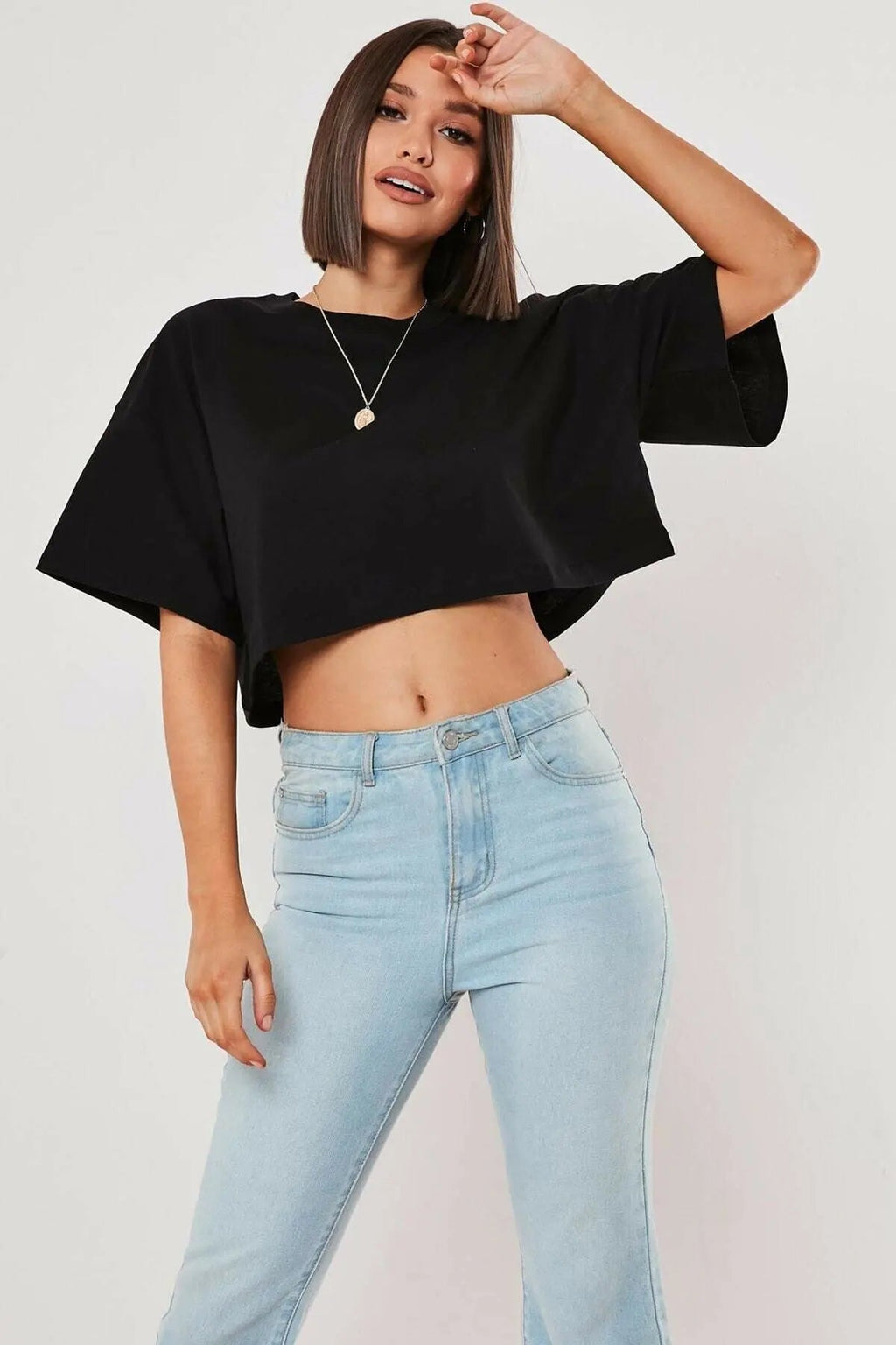 Cotton Women Short Sleeve Dance Running Clothes Yoga Fitness Crop Top  Navel Baring New Sport T-shirt Loose Gym Workout Shirts Quick Pick Grocers