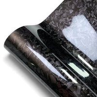 Glossy Black Carbon Fiber Vinyl Wrap Film – 3M Waterproof Car Sticker for DIY Auto Decoration & Protection Econic Blanks