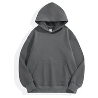16.9oz 480gsm Heavy Weight Cotton Plus Velvet Hooded Sweater Men Thickened Tight Polar Fleece Pullover Hoodie Women Sweatshirt Econic Blanks