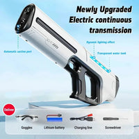 Electric Automatic Water Storage Gun Toys Portable Children Summer Beach Outdoor Fight Fantasy Spray Gun Toys Boy Kid Adult Game Econic Blanks