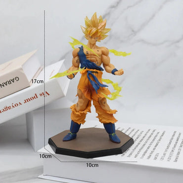 Hot Dragon Ball  Son Goku Super Saiyan Anime Figure 16cm Goku DBZ Action Figure Model Gifts Collectible Figurines for Kids Quick Pick Grocers