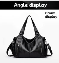 Pu shoulder bag fashionable temperament zipper opening design daily commuter handbag Quick Pick Grocers
