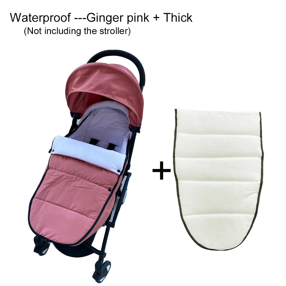 Universaln Stroller Footmuff Compatible with all YOYO Strollers and Bugaboo strollers - Windproof, Waterproof & Thermal Warm Purest Peak