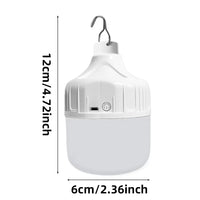 Portable USB Rechargeable LED Camping Light Multifunctional Outdoor Emergency Hanging Tent Lamp Hiking Picnics Night Lighting