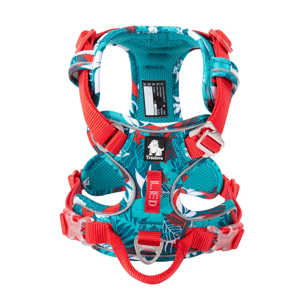 Truelove Pet harness Fashionable Nylon Durable Dog Harness Reflective Breathable Padded Training Vest Luxury Pet Accessories Quick Pick Grocers