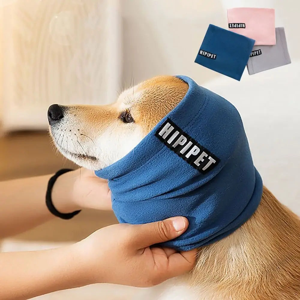 Dog Grooming Earmuffs Soft Warm Noise-Proof Earmuffs Pet Ear Cover Cloth Hat Grooming Bathing Blowing Drying Pet Sleeve Econic Blanks