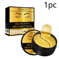 24k Gold Under Eye Patches Pure Gold Anti-Aging Under Eye Mask Removal Eyebags Moisturizing Firming Eye Patches Anti Dark 60pcs Quick Pick Grocers