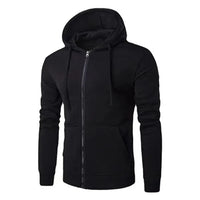 Autumn Men Sweatshirts Long Sleeve Jacket Hoodie Zipper Closure Jacket Male Hoodies Sweatshirt Slim Fit Male Clothing Econic Blanks