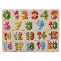 Baby Wooden Puzzles Montessori Toys 1 2 3 Years Toddler Toys Hand Grab Board Alphabet Number Cognition Learning Educational Toys Quick Pick Grocers