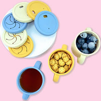 Food Grade Silicone Child Dish Set Baby Feeding Bowl Suction Plate Straw Cup Wooden Spoon Fork for Kids Tableware Toddler Dishes Purest Peak