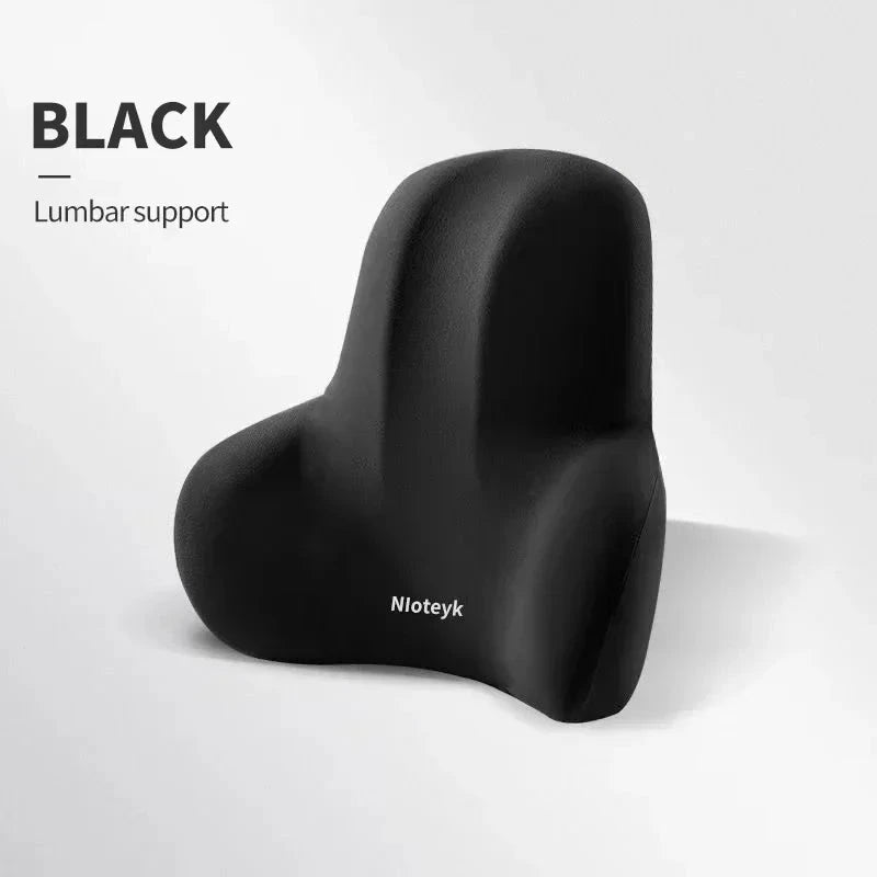 Memory Foam Car Neck Cushion Car Lumbar Support For Car Supplies Universal Neck Pillow Waist Cushion Car Seat Car Accessories Econic Blanks