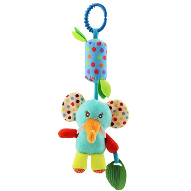 Newborn Baby Plush Stroller Toys Baby Rattles Mobiles Cartoon Animal Hanging Bell Educational Baby Toys 0-12 Months Speelgoed Purest Peak