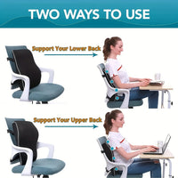 Ergonomic Memory Foam Lumbar Support Back Cushion Econic Blanks