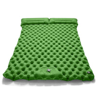 Outdoor Camping Double Inflatable Mattress Extra Wide Sleeping Pad Ultralight Folding Bed Sleeping Mat Car Travel Mat Econic Blanks