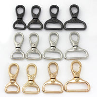 1piece Metal Carabiner Snap Hook Trigger Lobster Clasp Clip Swivel Spring Gate Leather Craft Pet Leash Bag Strap Belt Webbing Quick Pick Grocers