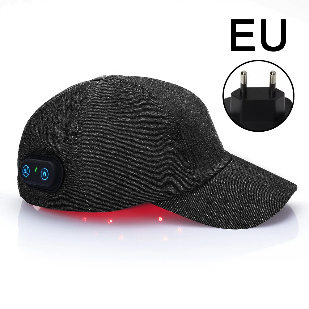 New Infrared LEDs 660nm&850nm Red Light Therapy Hair Growth Cap For Hair Regrowth Anti Hair Loss Relax Scalp Anti-inflammatory Quick Pick Grocers