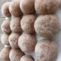 Pompom 5cm 6cm 8cm Fluffy Fur Ball Soft Pompon DIY Pompons For Keychain Sewing On Scarf Hats Shoes Apparel Craft Supplies Econic Blanks