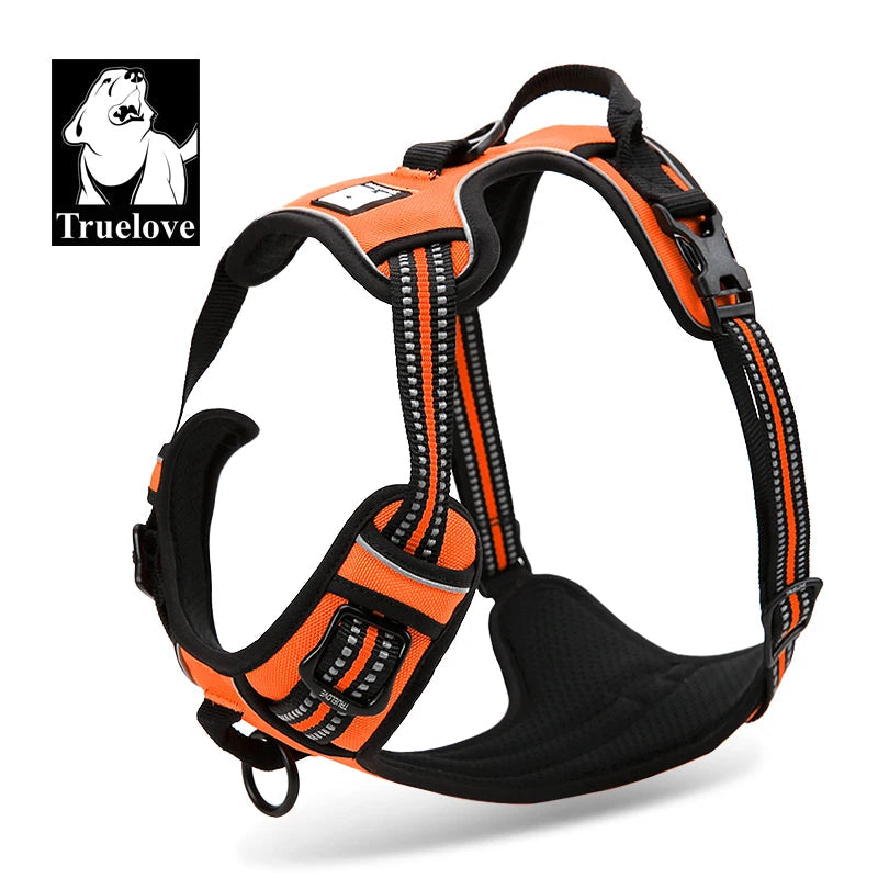 Truelove Pet harness Fashionable Nylon Durable Dog Harness Reflective Breathable Padded Training Vest Luxury Pet Accessories Quick Pick Grocers