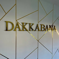 Gold English Letters Mirror 3D Wall Sticker Home Decoration Festival Party Wedding Decor Acrylic Mural Peel & Stick Wallpaper Quick Pick Grocers