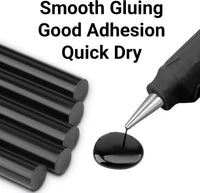 Black Hot Glue Sticks Hot Melt Glue Sticks Dent Repair Tool EVA Colored Hot Melt Adhesive for Car DIY Art Craft General Repairs Econic Blanks