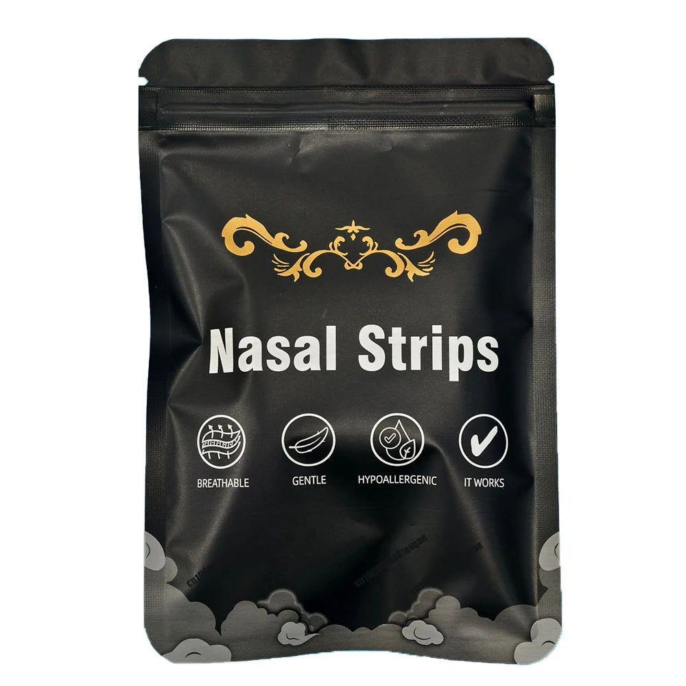 30/90/150PCS Enhanced Adhesion Sports Nasal Strips Breathable Comfortable Design Sleep Aid Non-Invasive Anti Snoring Nose Patch Quick Pick Grocers