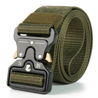 Genuine Tactical Belt Quick Release Outdoor Military Belt Soft Real Nylon Sports Accessories Men And Women Black Belt Quick Pick Grocers