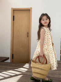 Humor Bear Kids Clothing Summer Polka Dot Skirt Fashion Casual Vest Princess Dress Comfort Children Girl's dress Quick Pick Grocers