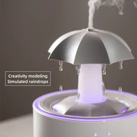 Rotating Umbrella Water Drop Air Humidifier with Colourful Night Lights Mute Spary Home Essential Oil Aroma Diffuser Humidifier Quick Pick Grocers