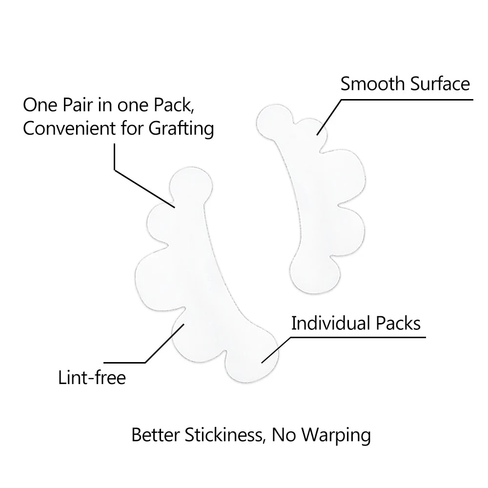 20/50Pairs Lash Extension Eye Stickers Hydrogel Patches Grafting Eyelashe Under Eye Pads Eyelashes Extension Lashes Tools Makeup Quick Pick Grocers