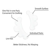 20/50Pairs Lash Extension Eye Stickers Hydrogel Patches Grafting Eyelashe Under Eye Pads Eyelashes Extension Lashes Tools Makeup Quick Pick Grocers