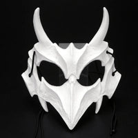 Halloween Mask Half-face Mask Cos Dragon God Fierce Tiger Night Fork Tengu Man Wolf Mask Performance Skull Masks Econic Blanks