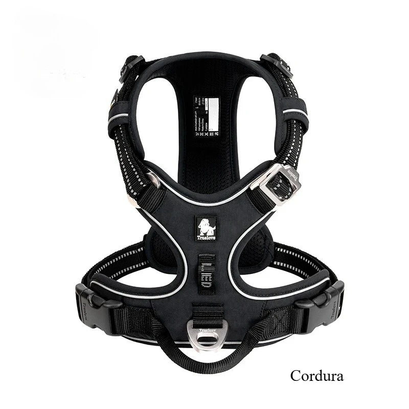 Truelove Pet harness Fashionable Nylon Durable Dog Harness Reflective Breathable Padded Training Vest Luxury Pet Accessories Quick Pick Grocers