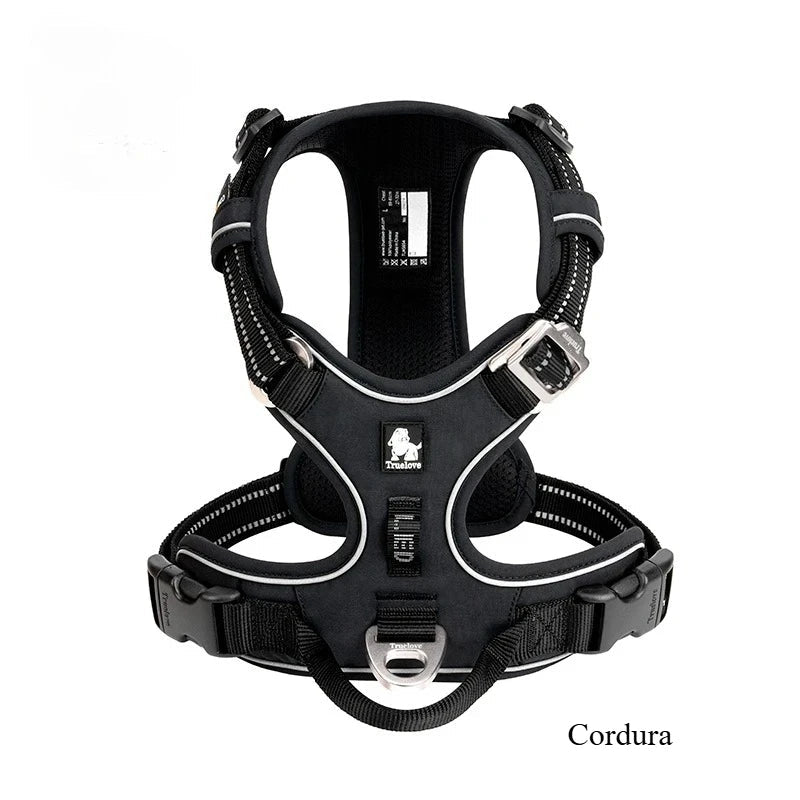 Truelove Pet harness Fashionable Nylon Durable Dog Harness Reflective Breathable Padded Training Vest Luxury Pet Accessories Quick Pick Grocers